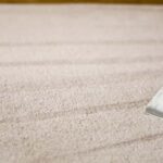 This is a photo of a carpet steam cleaner cleaning a cream carpet works carried out by Clerkenwell Carpet Cleaning